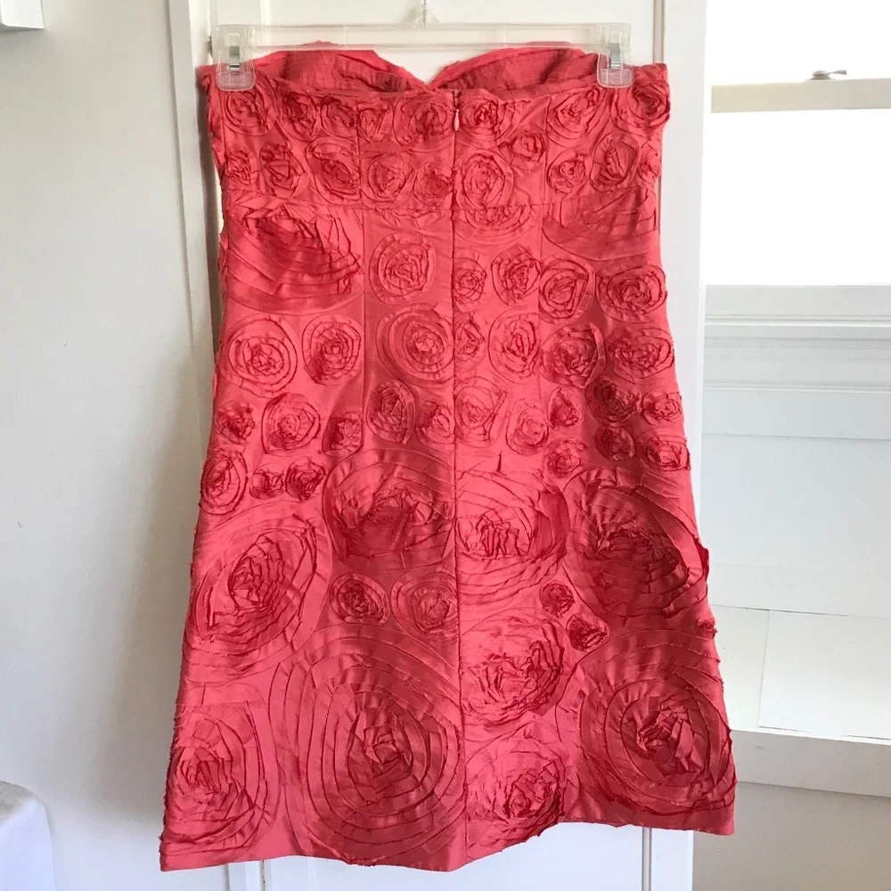 J. CREW Silk Strapless Red Mini Dress Women’s Size 4
